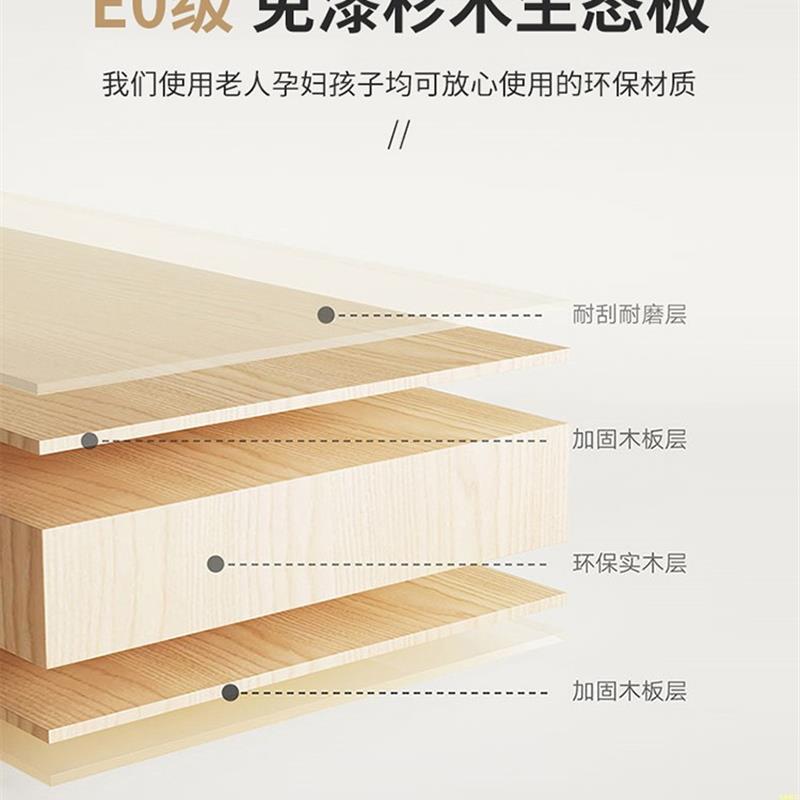 全实木书柜书架简约现代家用办公落地客厅儿l童置物架储物柜收纳