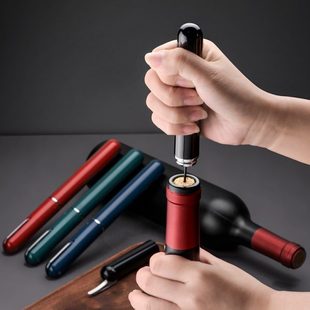 家用笔起子神器形气压启瓶器红酒红酒开瓶器 葡萄酒开瓶器便携式