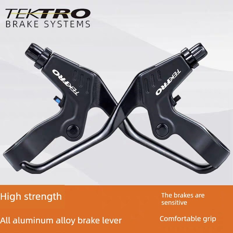 Tektro彦浩加长山地车制动杆铝合金拉丝盘式制动器手Z柄V制动杆