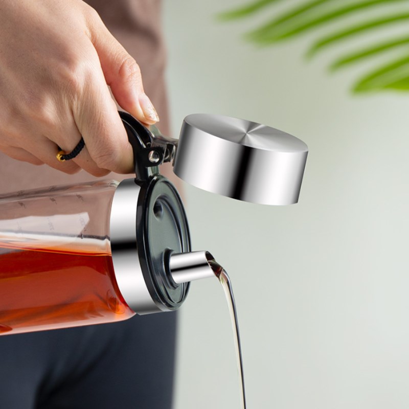 油罐壶油壶玻璃油瓶厨房家用y容器调料醋壶油壸醋瓶装油用品酱油