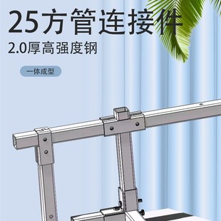 25方管不锈钢管接头镀锌连接件配件免焊接卡扣固定货架三通夹具