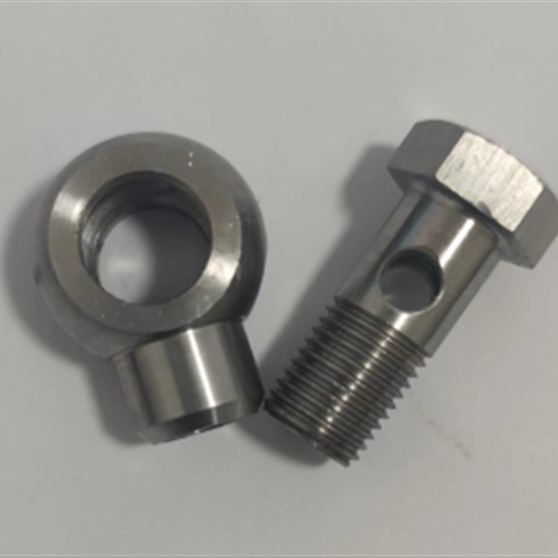 国标英制JB978不锈钢304材质液压焊接铰接万向管接头高压空心螺丝
