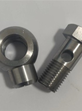 国标英制JB978不锈钢304材质液压焊接铰接万向管接头高压空心螺丝