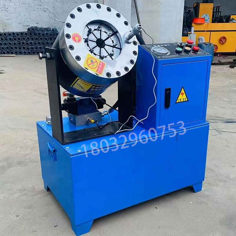 新型钢管缩管机液压油管扣压机大棚管立卧缩头机不锈钢管缩口机