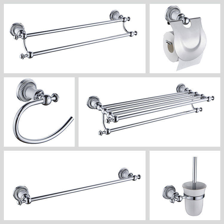 白加铬毛巾架 美式简欧卫浴挂件 工程特价 档毛巾架套餐 亮铬间,家装主材,毛巾杆/毛巾挂,淘宝优惠券,粉丝福利购,淘宝优惠卷