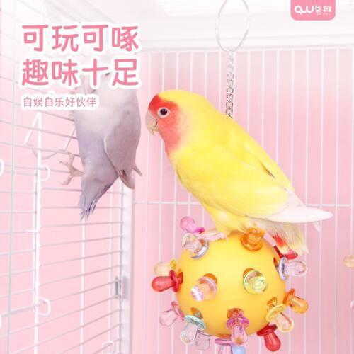 虎皮牡丹玄凤小太阳鹦鹉星际吊球啃咬发泄自嗨解闷宠物玩具