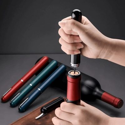 红酒开瓶器形家用神器起子开瓶器气压启瓶器笔葡萄酒便携式红酒
