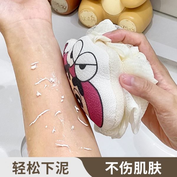 搓澡巾二合一痛无蜡笔小新儿童沐浴球搓泥神器搓澡不伤肤浴花洗澡