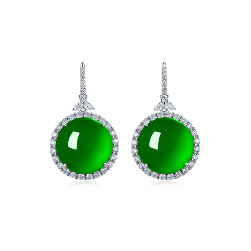 AILEQ耳钉简约时尚天然玉髓