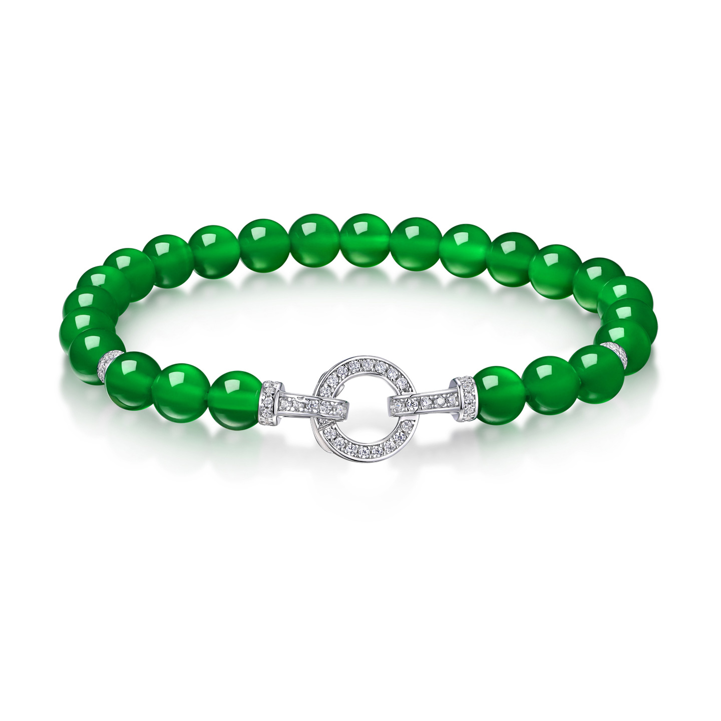 AILEQ天然玉石手链串珠