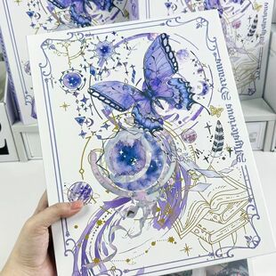 2025新款时光蝴蝶卡册活页九宫格高颜值超硬绝美外壳追星卡收纳册