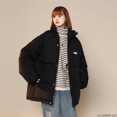 2024年新款时尚棉服面包服加厚冬季设计感棉衣宽松外套女羽绒棉服