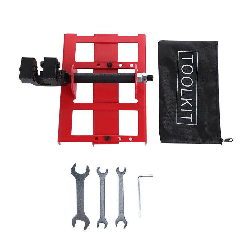 油锯伐木支架电锯夹子裁切20寸木工工具安装迷你开板架冬季裁切