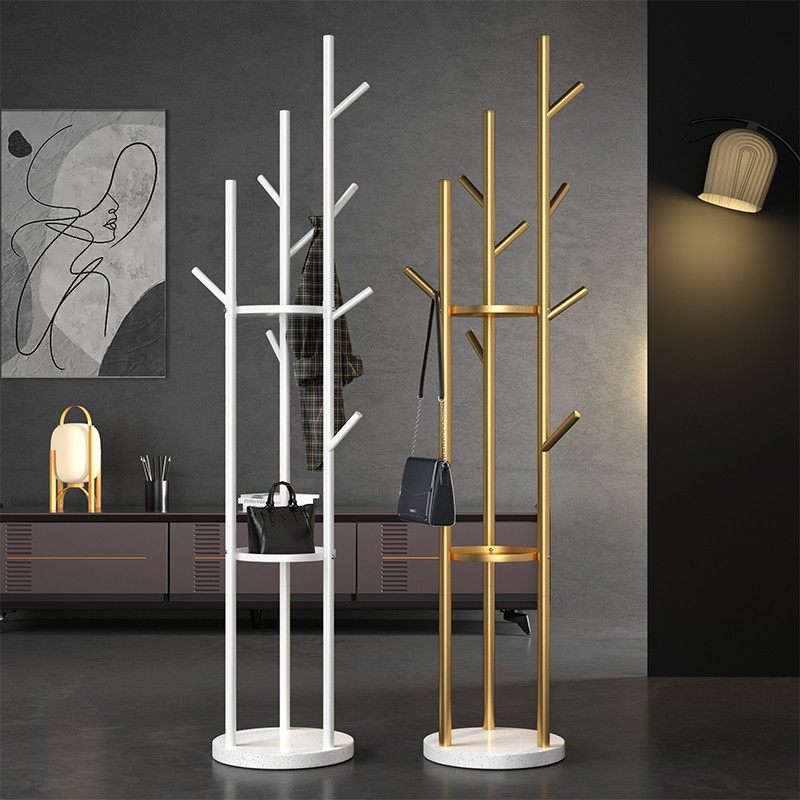 轻奢衣帽架落地卧室家用衣架置物架客厅简约现代晾挂衣架简易衣架
