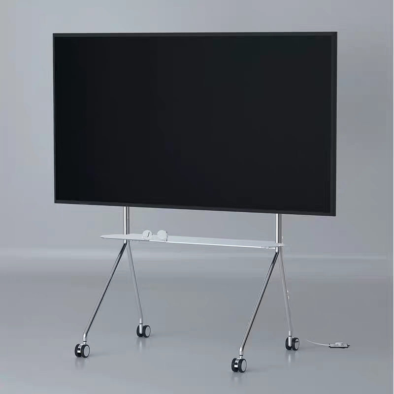 电视落地支架可移动不锈钢立式带轮推车客厅卧室32-70寸通用挂架