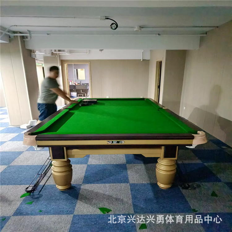 美式钢库铜口金腿钢库台球桌顾客满意评价打感好响袋好不吐球