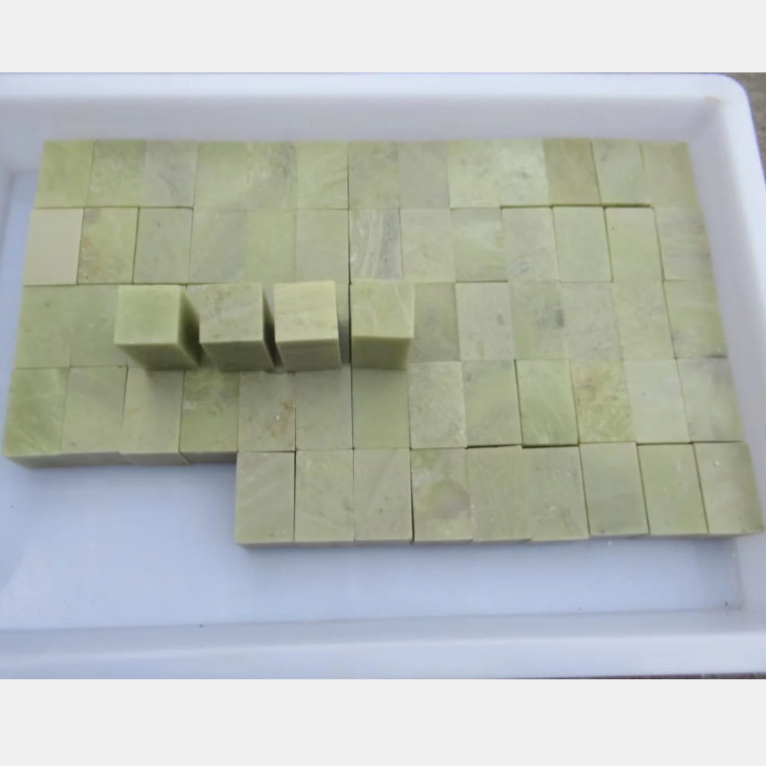 2.5*2.5*4CM青田石青白冻料一组细选65方金石篆刻印章练习章寿山