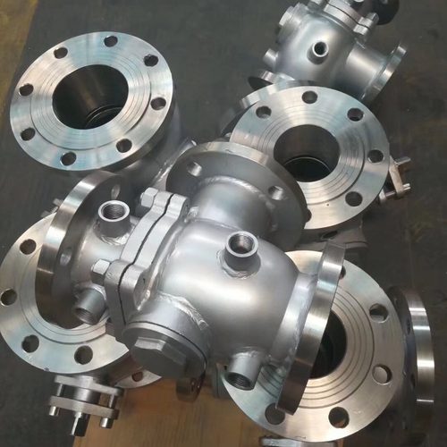 BQ45PPL-16P不锈钢T型夹套球阀 保温球阀 夹套球阀 CF8材质 O型球