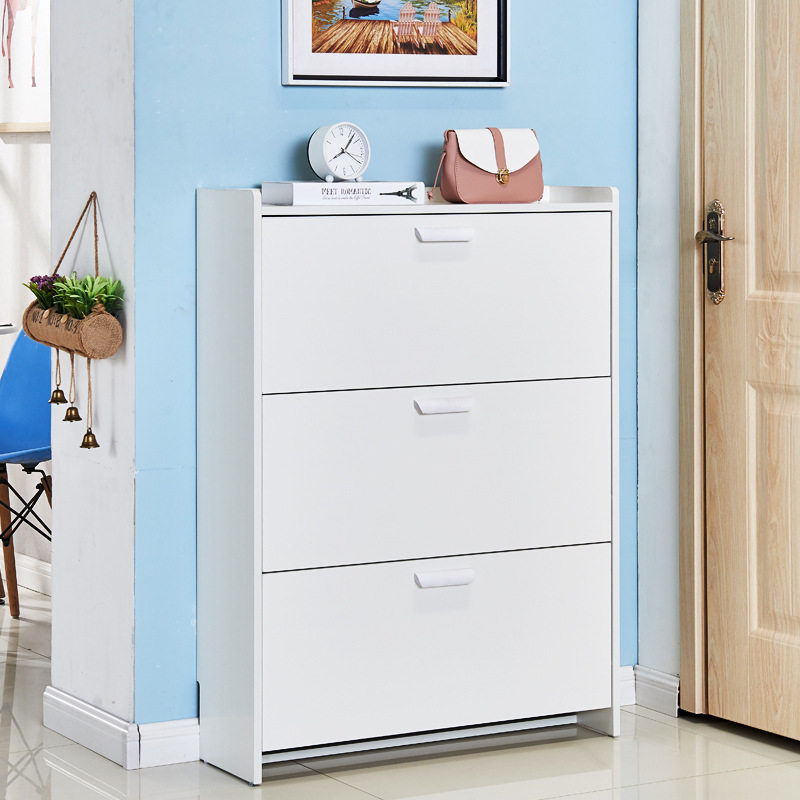 厂家鞋柜木质白色现代简约门厅柜门口玄关鞋架大容量经济型鞋柜