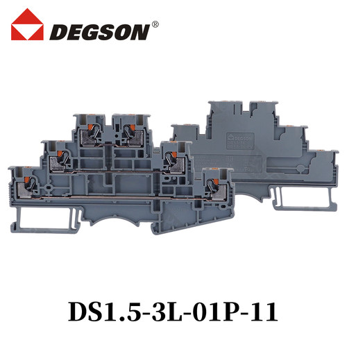 DEGSON导轨式接线端子DS1.5-01P