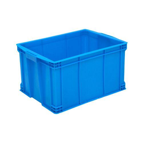 可带盖塑胶周转箱 465-280一次性餐具中转箱食品U塑料包装箱快递