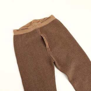 加厚男生内穿打底棉裤 2024新款 双层提花保暖裤 中厚男士 可 冬季