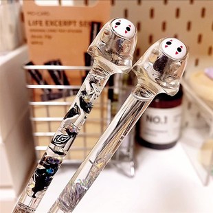 咸咸手作 无脸男流沙笔刀 手账开箱美工刀送替换刀片