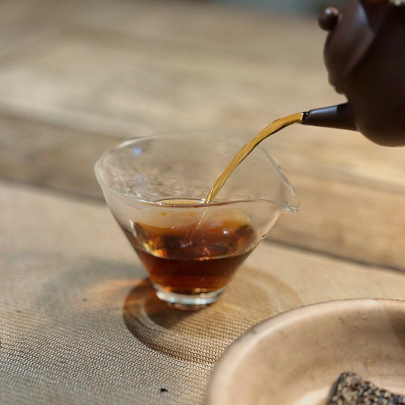 七月长公道杯 手工耐热玻璃匀杯 分茶器简约茶海 家用茶具配件