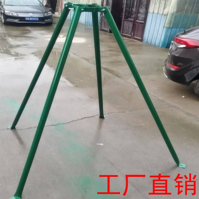 防倒树木支c撑架卡扣树木支伸缩杆防风镀锌钢管抱箍紮带三四角架