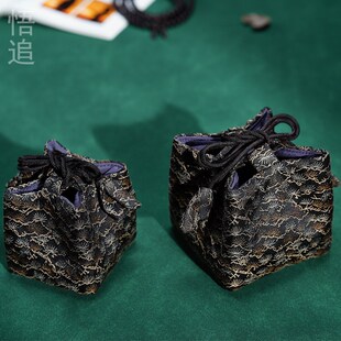 悟追小茶杯套袋子布袋文玩首饰茶壶主人杯收纳袋旅行户外便携包袋