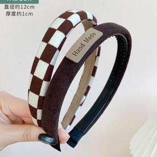 高档秋冬边款海红绵高颅顶发箍网2EE022发年新款百搭儿童宽头箍