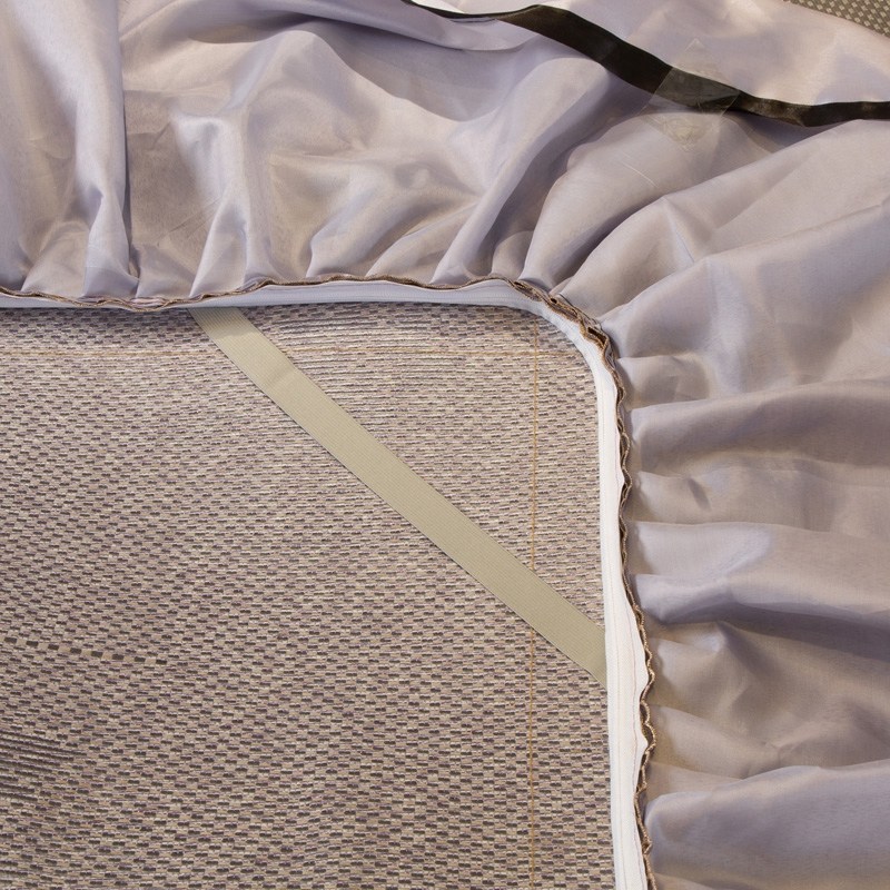 夏季冰丝凉席三件套床裙款可机洗拆卸透气冰藤席轻奢高端空调软席,床上用品,冰丝席,淘宝优惠券,粉丝福利购,淘宝优惠卷