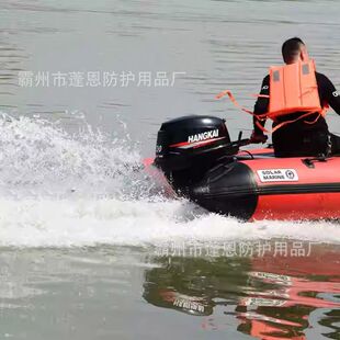 二冲程舷外机抗洪冲锋舟推进器皮划艇挂浆机15马力马达螺旋桨