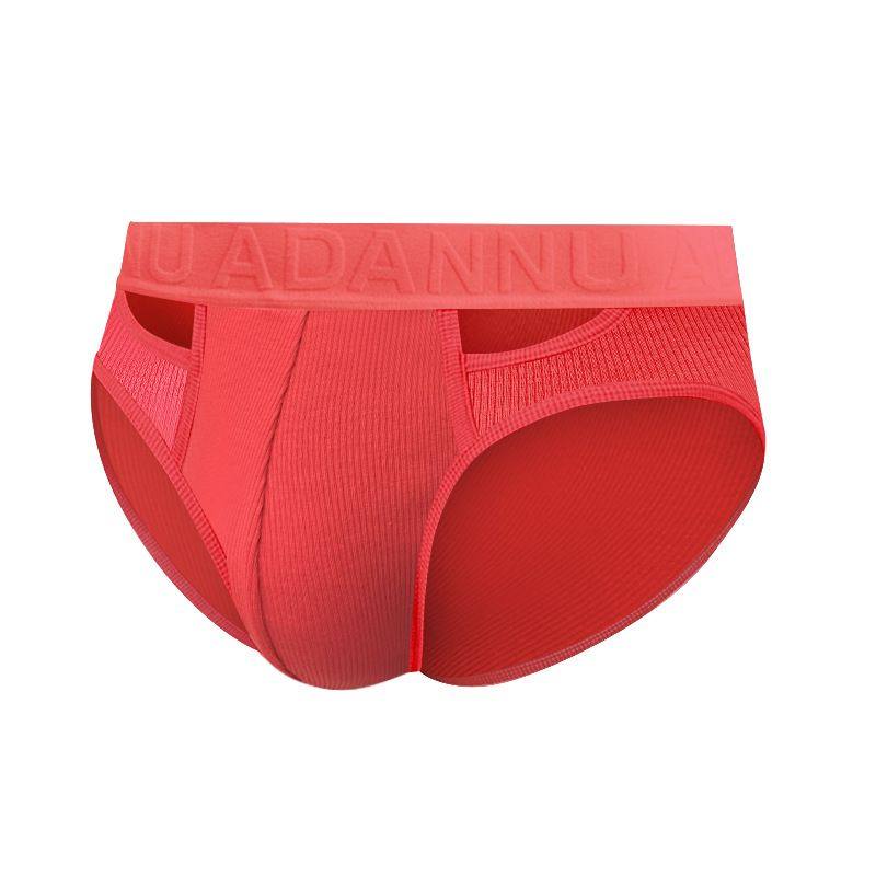 新品螺纹棉男士纯色三角裤性感双侧镂空运动舒适透气AD799,女士内衣/男士内衣/家居服,男三角内裤,淘宝优惠券,粉丝福利购,淘宝优惠卷
