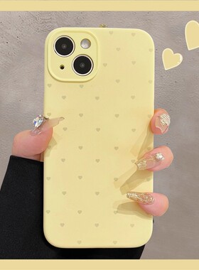 适用苹果17手机壳iPhone16promax新款夏日高级感15肤感液态硅胶14pro爱心13奶黄色12全包防摔11纯色情侣ins风