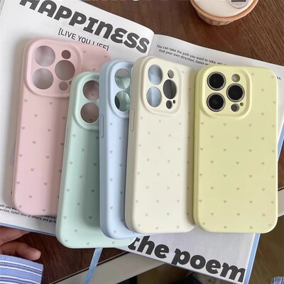 一体全包硅胶按键适用苹果17promax手机壳液态硅胶适用iPhone16pro全包防摔套15软糯手感14女13小爱心女ins风