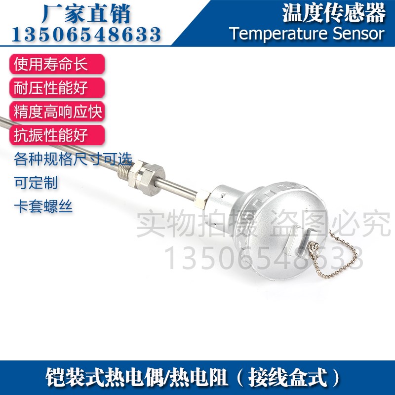 铠装热电偶WZPK-221 223 224 225 226 228铠装热电阻PT100铂电阻