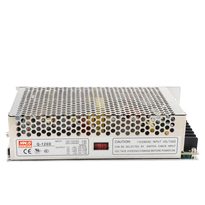 明伟四组数控开关120W5V1r2V24V-12V四路电源Q-120D广数凯恩帝PB2