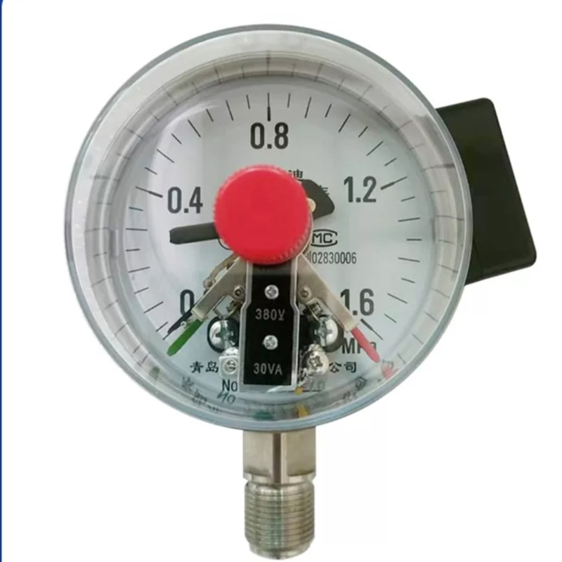 YXC-100布莱迪水压液压轴向磁助电接点压力表全不锈钢真空耐震