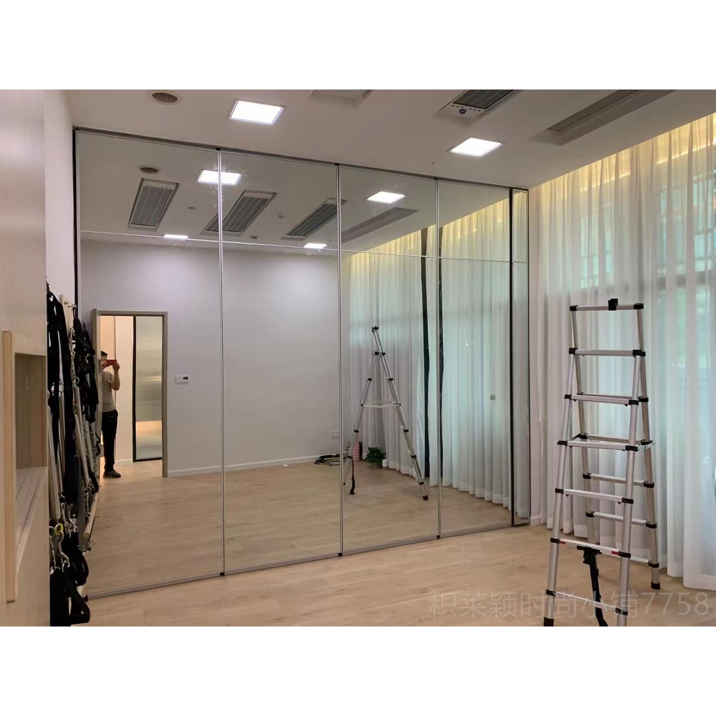 正品酒活动隔断墙隔吊轨屏风办公室推拉音移动折叠门包饭店店厢宴