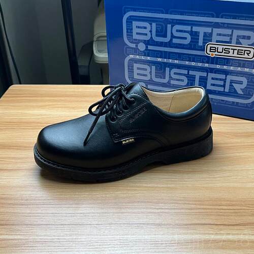 正品buster儿童皮黑色皮真新款男童鞋大码学生鞋款女带童中性演出