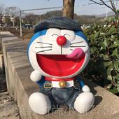 新款 创意大号叮罐当猫成人儿童存钱不怕摔蓝胖超子蓄罐储桌面摆件