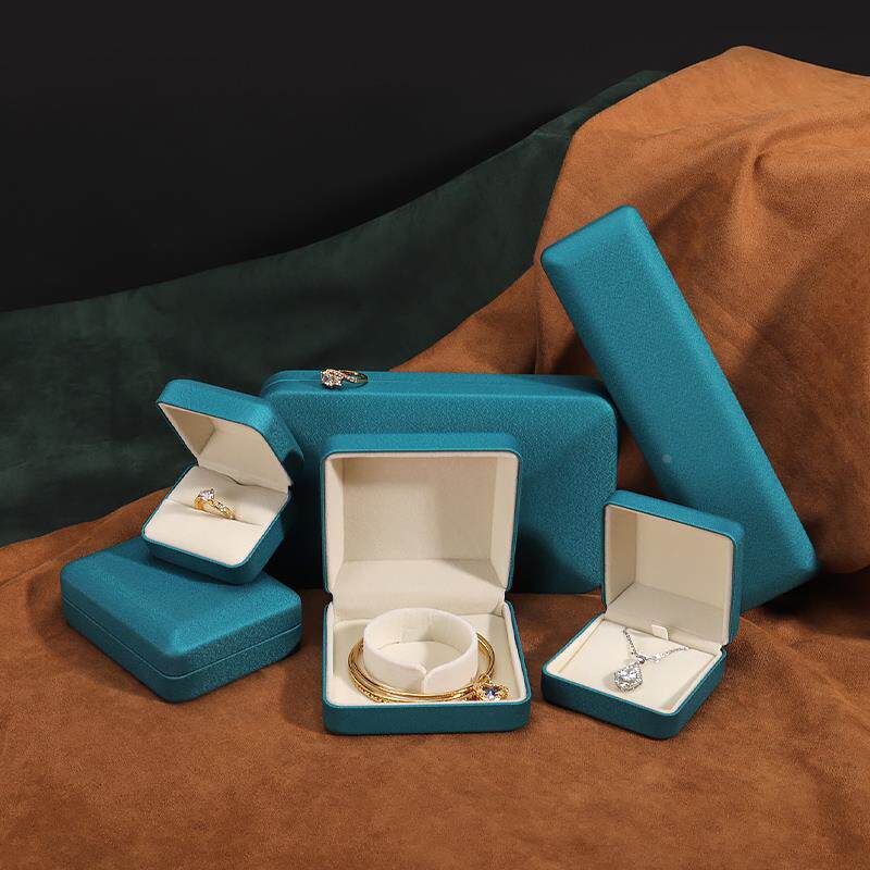 高档珠宝首饰包装盒绫罗绸戒指盒手链手镯盒吊坠耳钉饰品收纳盒子