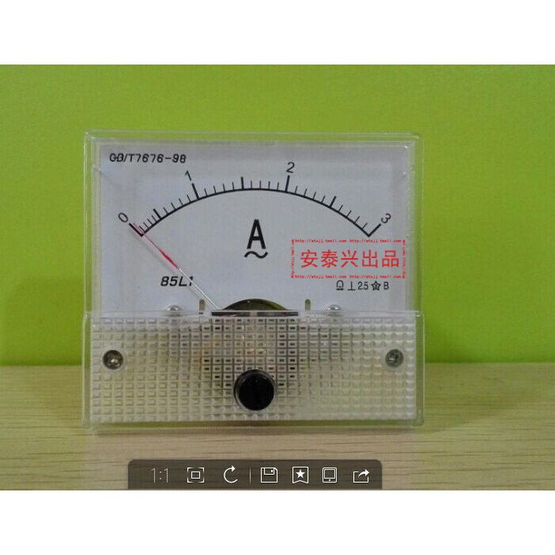 。85L1 指针交流电流表头 85L1指针式电流表10A 20A 50A 100A 200