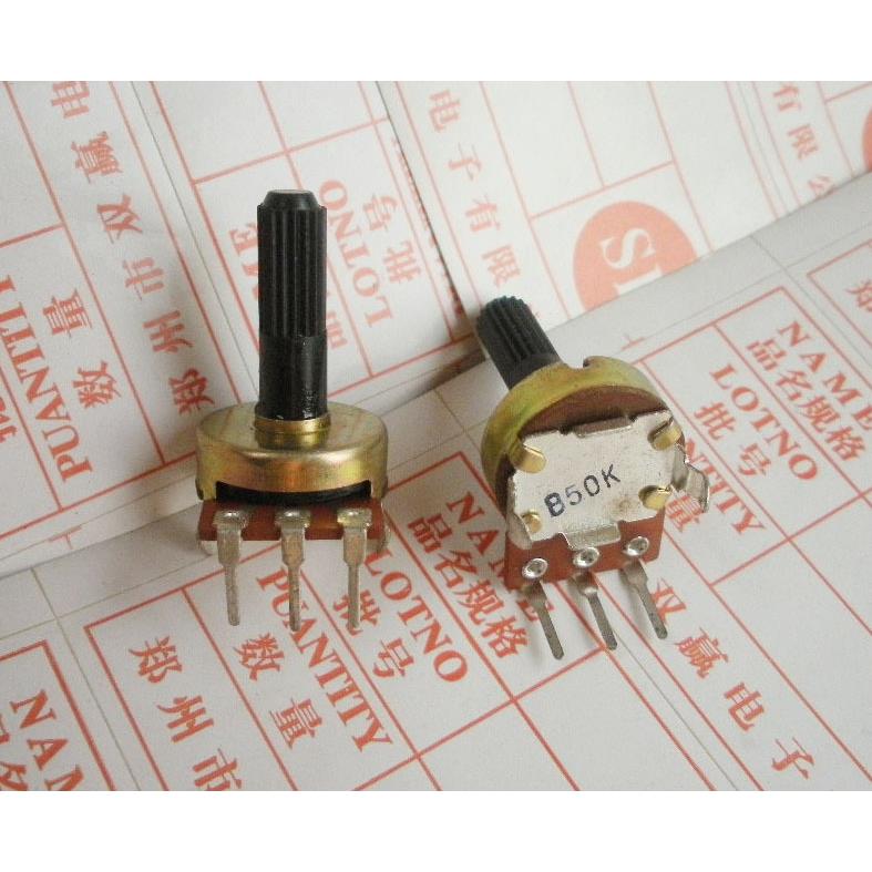 172电位器  三脚 B50K-20花轴 功放 音量 电位器
