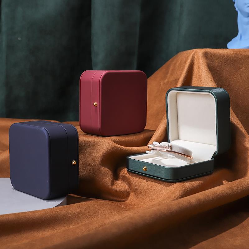 珠宝首饰包装收纳盒高档饰品皮盒戒指盒吊坠项链手链手镯手串礼盒