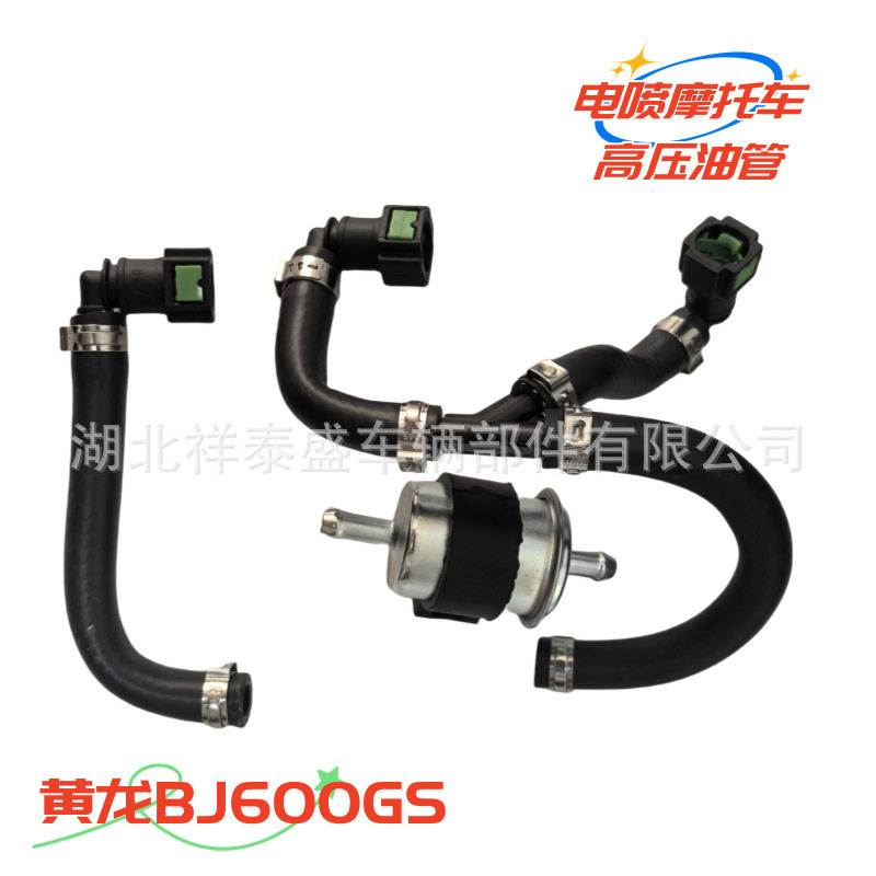 黄龙BJ600GS油管组件钱江贝纳利摩托车黄龙600燃油高压油管总成