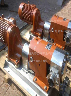 供应 食品输送泵 保温夹套转子泵 不锈钢保温泵