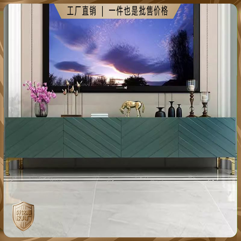 轻奢港式设计师小户型电视柜