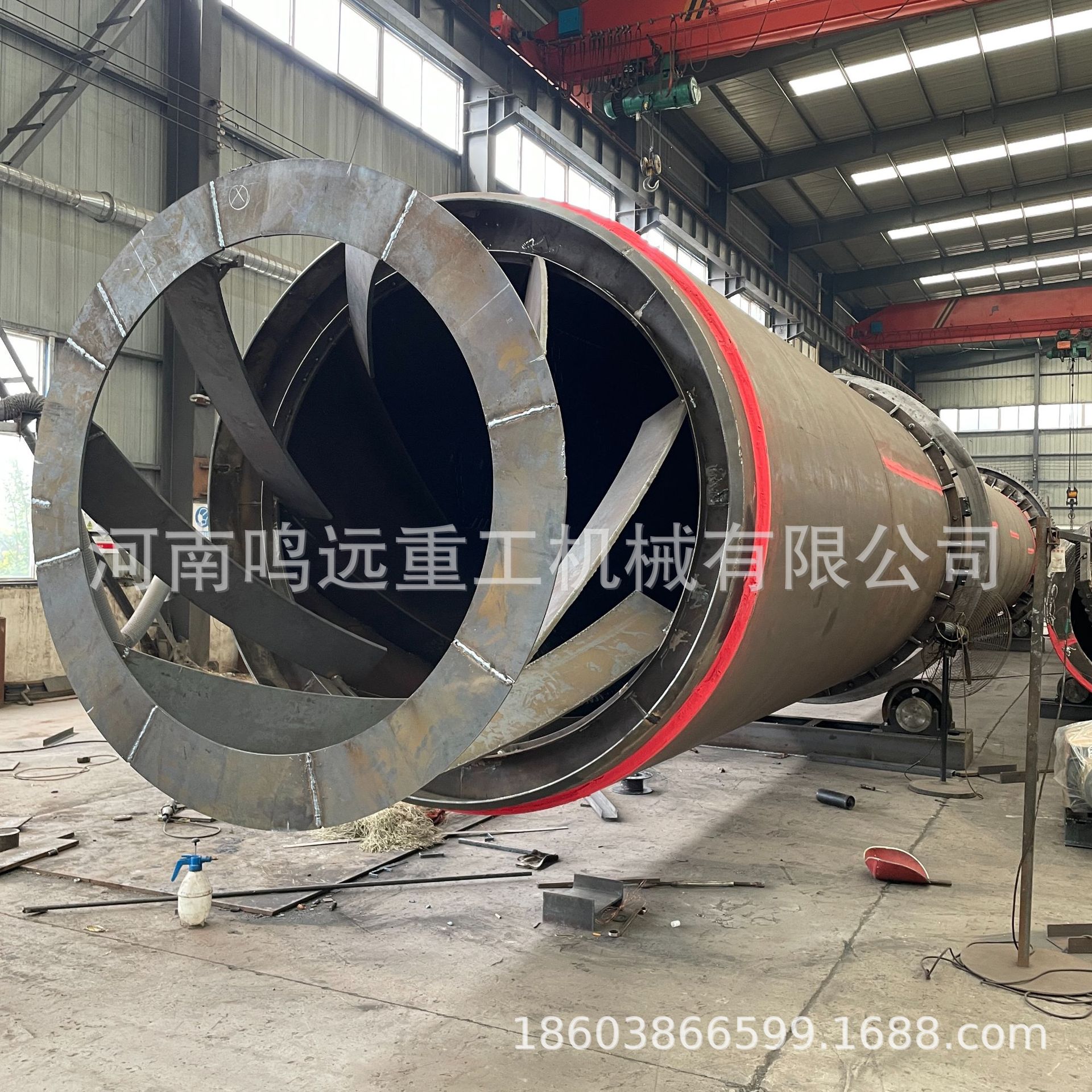 回转 滚筒沙子煤泥鸡粪烘干机大型回转窑 污泥烘干兰炭煤矸石烘干
